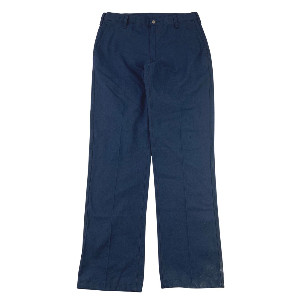 Workrite FR Fire Resistant Work Pants Mens 35 Navy Blue Nomex Aramid Utility